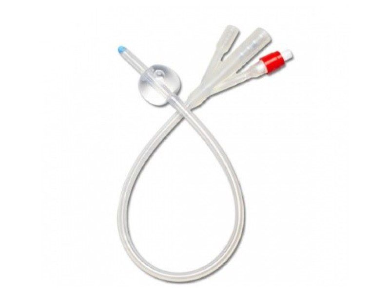 3-way silicon foley catheter